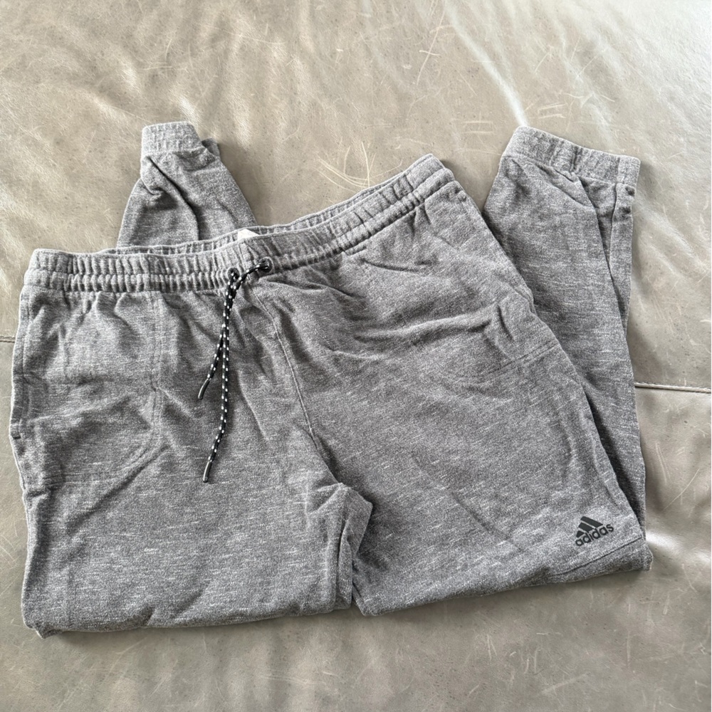 Adidas Heather Gray Joggers 2XL
